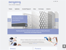 Tablet Screenshot of dingzing.com.tw